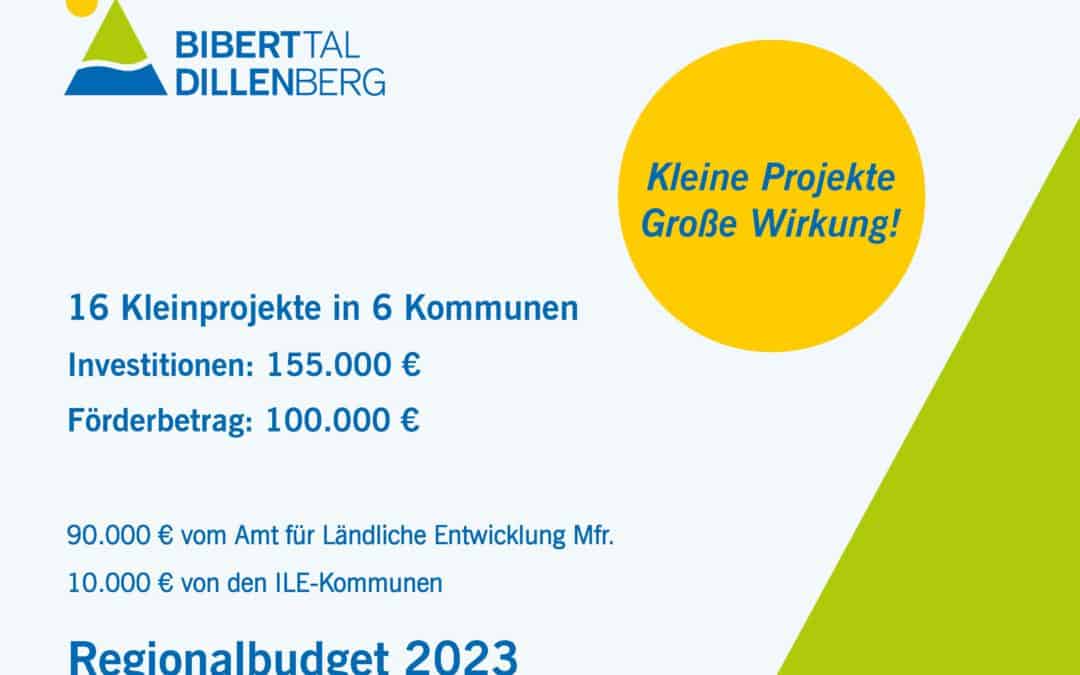 Regionalbudget 2023 – Bunter Mix an Kleinprojekten! 100.000 Euro für 16 Projekte in der Kommunalen Allianz Biberttal-Dillenberg
